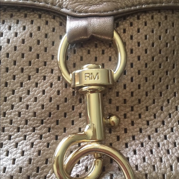 Rebecca Minkoff Gold Perforated MAC Bag - Picture 2 of 6